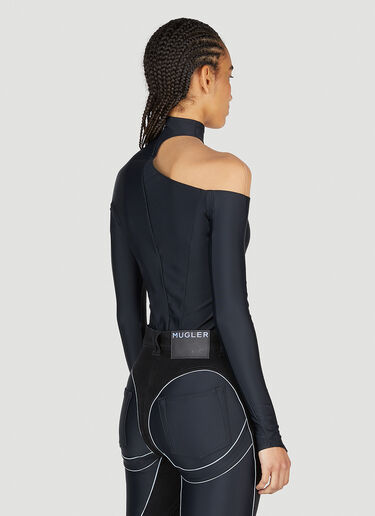 Mugler Cut-Out Bodysuit Black mug0252036