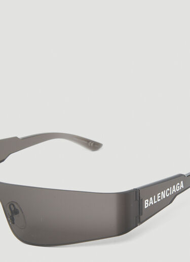 Mono Rectangle Sunglasses Balenciaga Mono Rectangle Sunglasses Black bcs0353001