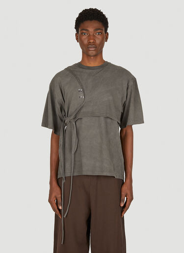 Ottolinger Wrap T-Shirt Grey ott0350001