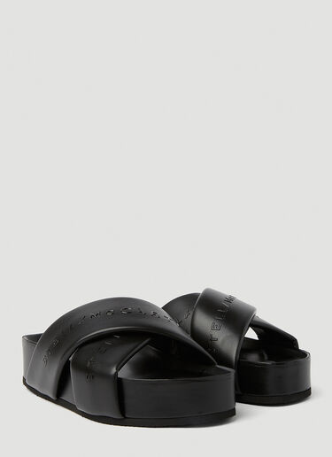 Stella McCartney Logo Slides Black stm0251016