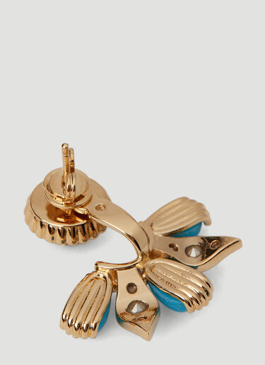 Resin Crystal Earring Gucci Resin Crystal Earring Gold guc0251233