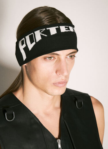 Rick Owens DRKSHDW Porterville Headband Black drk0158024