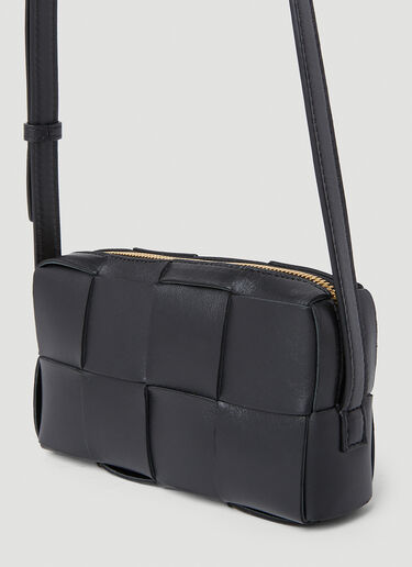 Bottega Veneta Small Cassette Shoulder Bag Black bov0253057