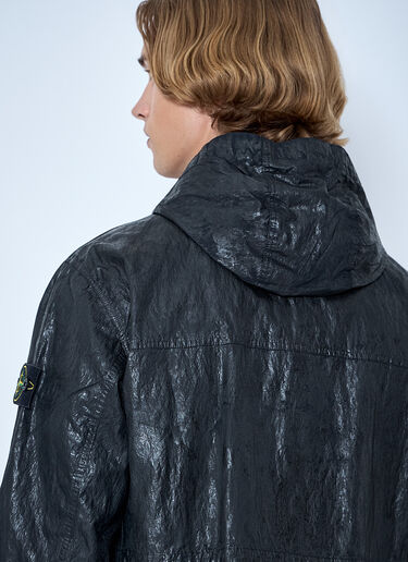 LN-CC® - Stone Island: Hooded Technical Jacket - Black Stone Island Hooded Technical Jacket Black sto0165085
