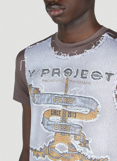Y/Project Paris Second Skin T-Shirt Brown ypr0152026