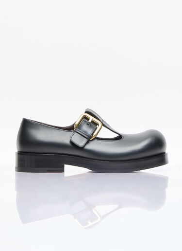 Bottega Veneta 헬륨 메리 제인 슈즈 블랙 bov0256026