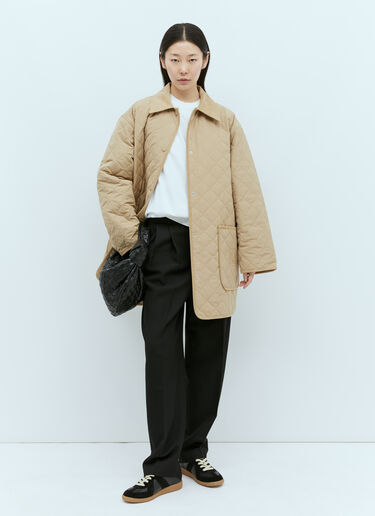 TOTEME Quilted Barn Jacket Beige tot0255024