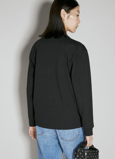 Alexander Wang Essential Long Sleeve T-Shirt Black awg0253017