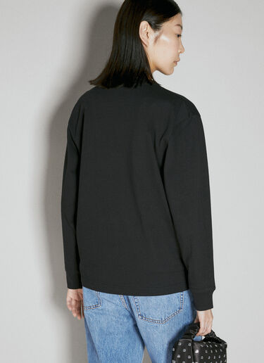 Essential Long Sleeve T-Shirt Alexander Wang Essential Long Sleeve T-Shirt Black awg0253017