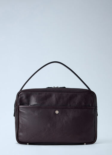 Acne Studios Camero Camera Shoulder Bag Burgundy acn0265001