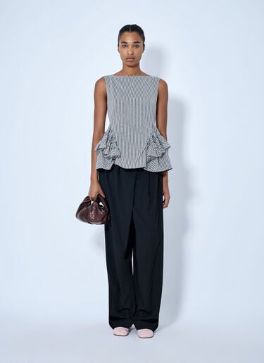 LN-CC® - Dries Van Noten: Casey Sleeveless Top - Brown Dries Van Noten Casey Sleeveless Top Brown dvn0264032