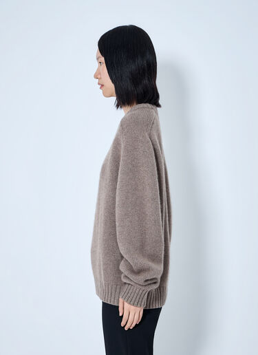 LN-CC® - Khaite: Mae Cashmere Sweater - Beige Khaite Mae Cashmere Sweater Beige kha0265014