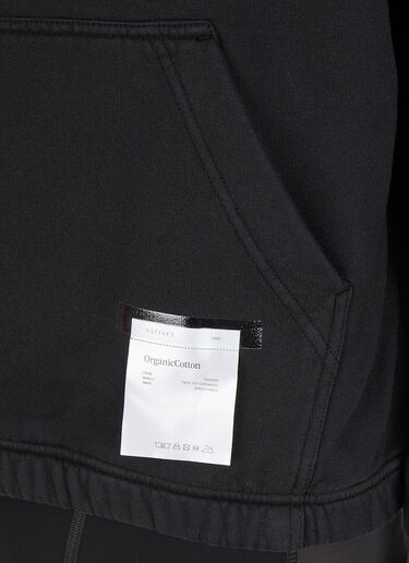 Satisfy Logo Hooded Sweatshirt Black sat0147007