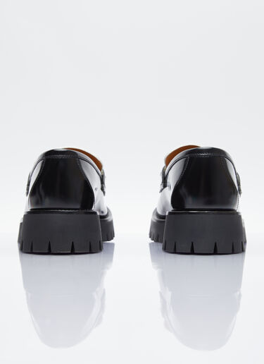Interlocking G Chain Leather Loafers Gucci Interlocking G Chain Leather Loafers Black guc0153065
