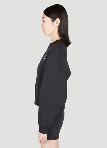 adidas by Stella McCartney 徽标印花运动衫 黑色 asm0251009