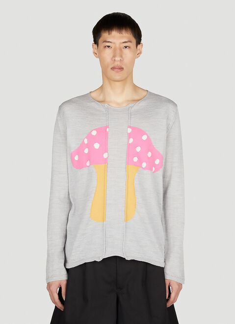 Comme des Garçons SHIRT x Brett Westfall マッシュルームトップ グレー cdg0154006