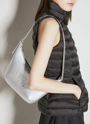 Balenciaga Mary-Kate Sling Shoulder Bag Silver bal0255067