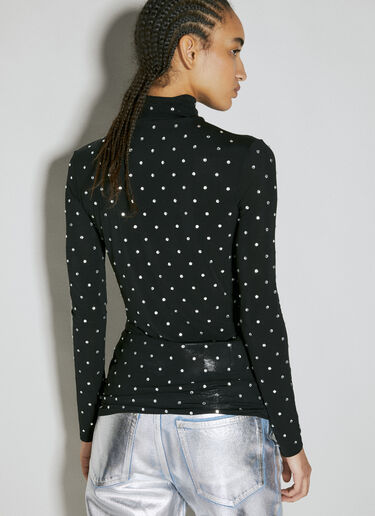 Crystal Embellished Top Rabanne Crystal Embellished Top Black pac0253023