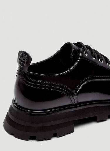 Alexander McQueen Leather Lace-Up Shoes Black amq0244030