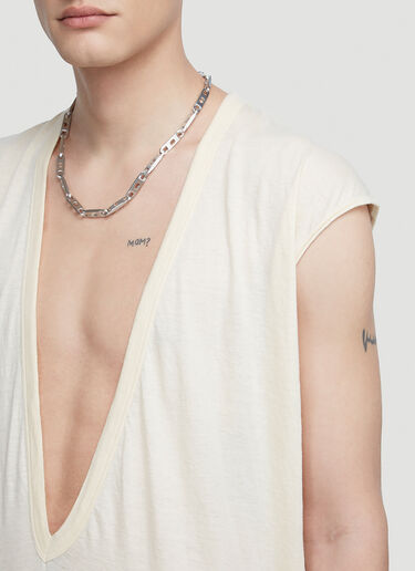 Rick Owens Dylan Plunge Top Cream ric0147014