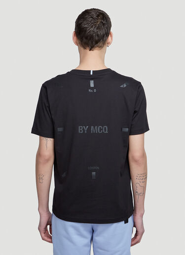 MCQ 로고 프린트 티셔츠 블랙 mkq0147034