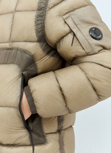 C.P. Company DD Shell Puffer Jacket Khaki pco0158006
