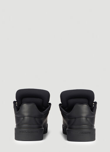 ナッパレザー・メガスケート・スニーカー Dolce & Gabbana ナッパレザー・メガスケート・スニーカー ブラック dol0154009