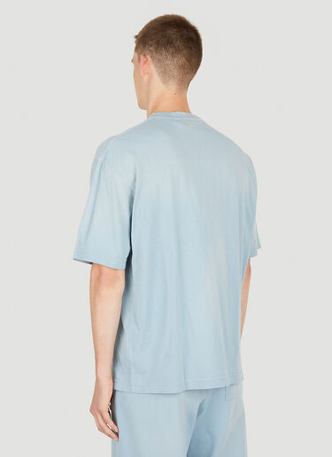 Acne Studios Face Patch T-Shirt Light Blue acn0149042