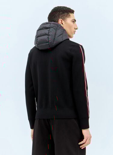 Moncler 패딩 마감 집업 가디건 블랙 mon0157023
