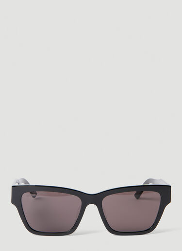 Balenciaga Flat Square Sunglasses Black bcs0353008