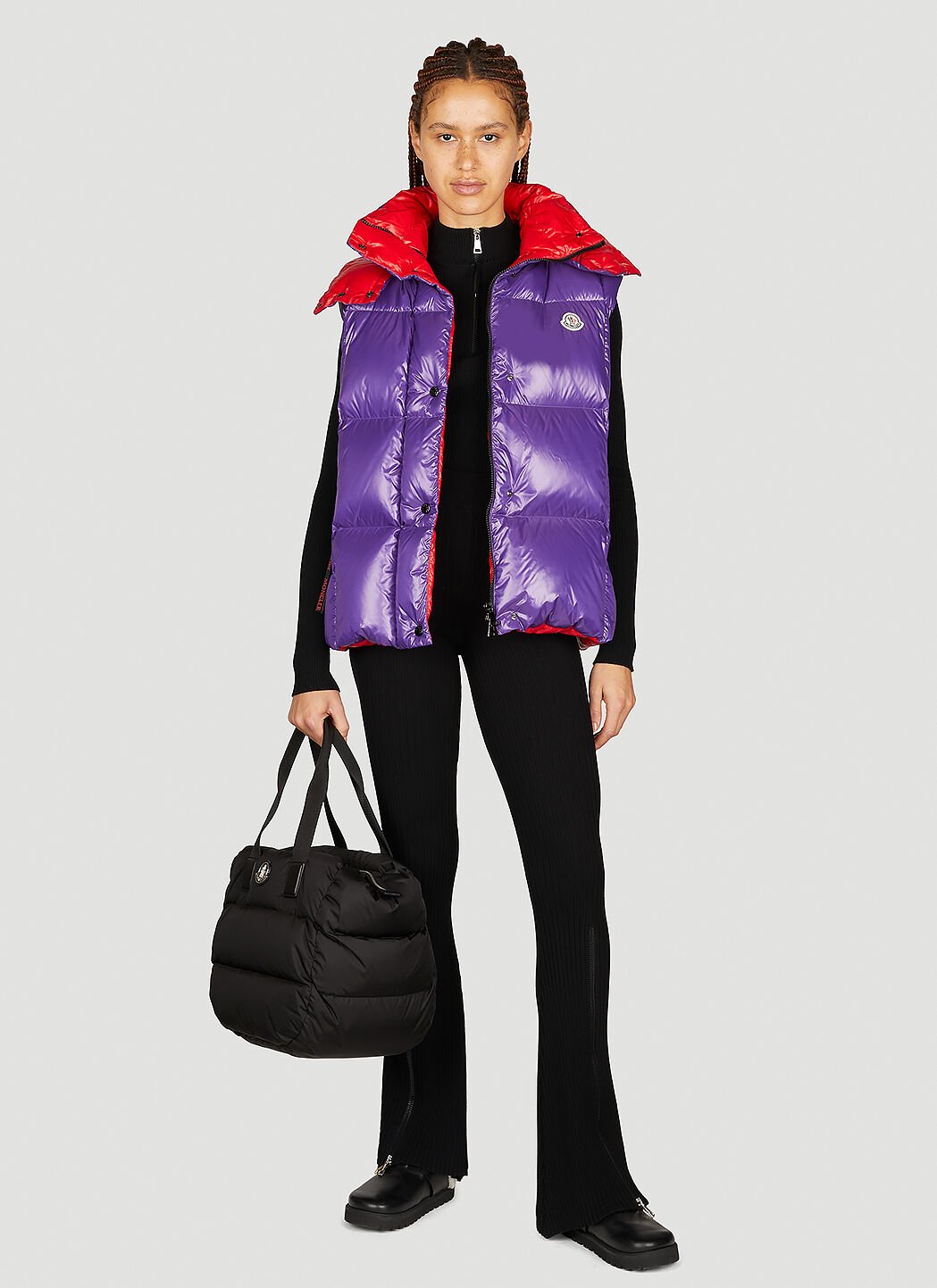 Purple moncler vest deals