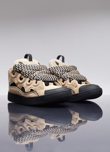 Lanvin Curb XL Low Top Sneakers Beige lnv0154012
