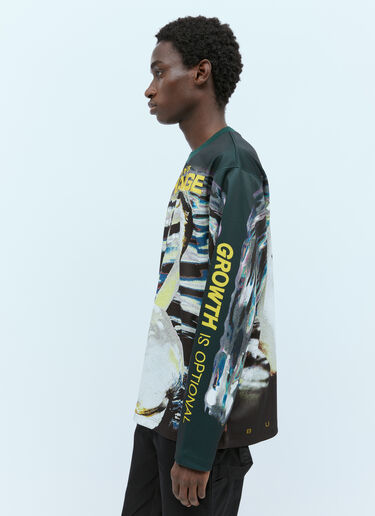 Burberry Swan Print Long Sleeve T-Shirt Multicolour bur0154003