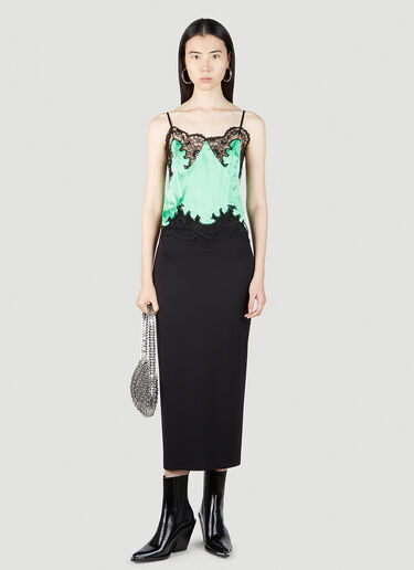 Lace Top Rabanne Lace Top Green pac0252024
