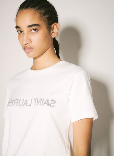 Saint Laurent Reverse T-Shirt White sla0251008