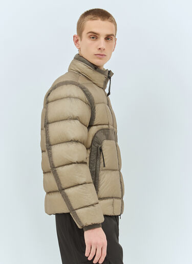 C.P. Company DD Shell Puffer Jacket Khaki pco0158006