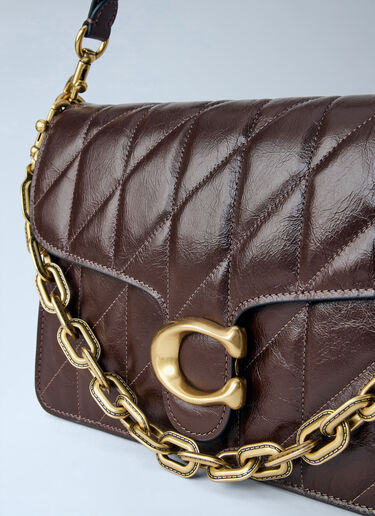Chain Tabby Shoulder Bag Coach Chain Tabby Shoulder Bag Dark Brown coa0264020