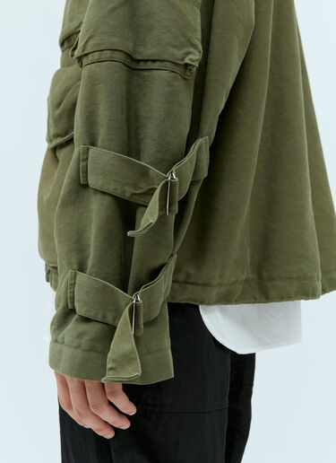 Dries Van Noten Overdyed Cargo Jacket Green dvn0154006
