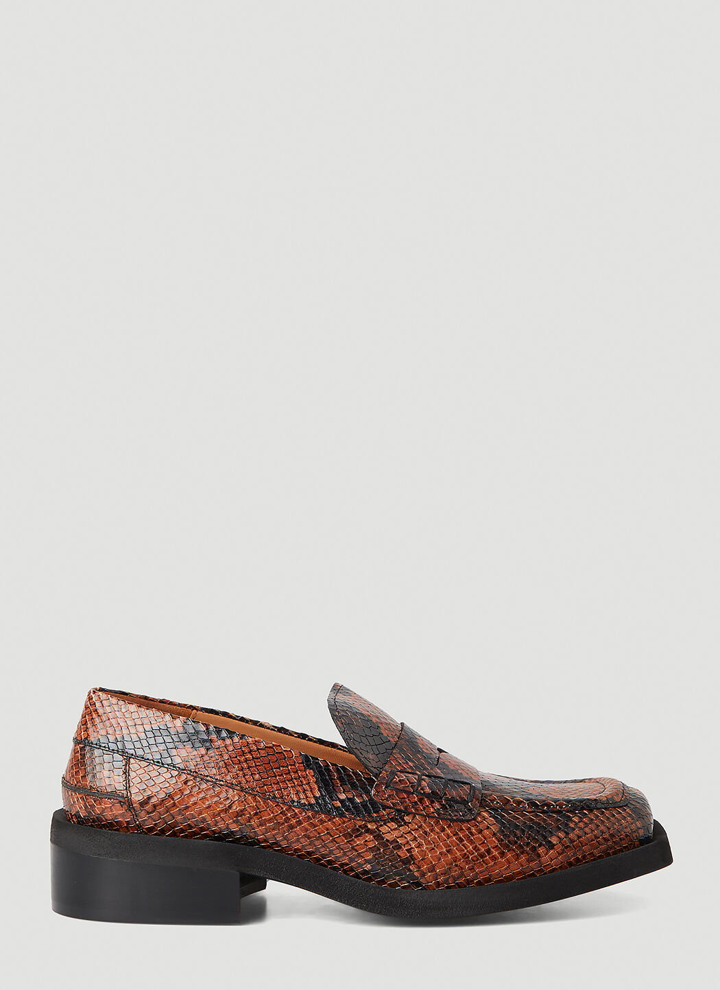 Snake skin shop loafers