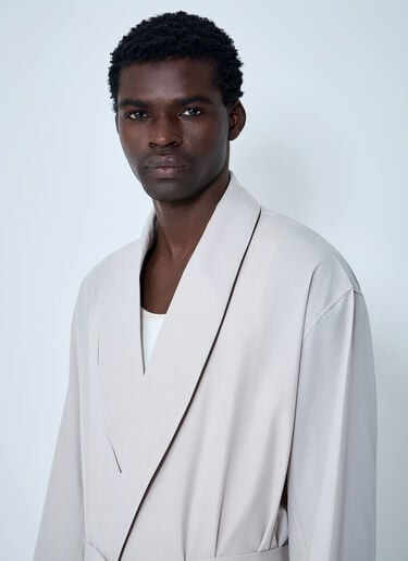 Limestone Robe Coat Prada Limestone Robe Coat Beige pra0162008