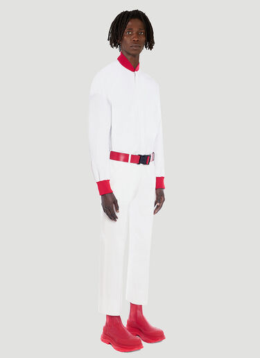Straight-Leg Pants Alexander McQueen Straight-Leg Pants White amq0146008