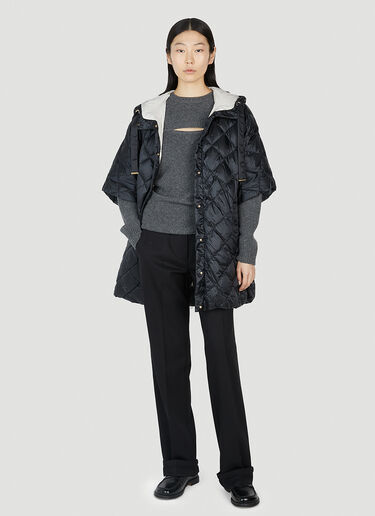 Max Mara Capesoft Quilted Jacket Black max0251038