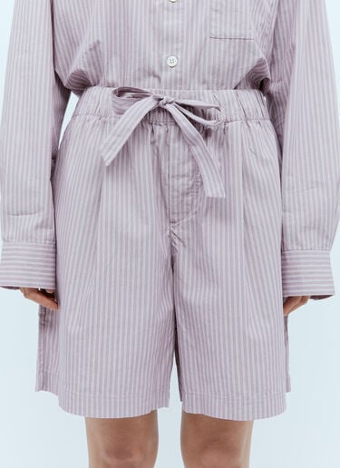 Tekla X Birkenstock 条纹短裤 紫色 tek0355005