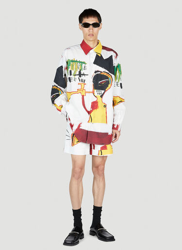 Basquiat Shorts Honey Fucking Dijon Basquiat Shorts White hdj0352018