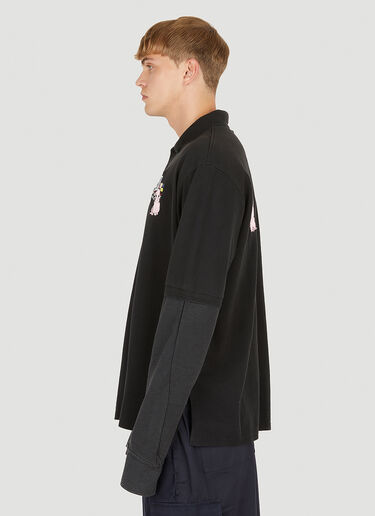 PROTOTYPES 长袖Polo衫 黑 typ0350006