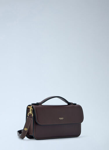 LN-CC® - Coach: New York Elora Top Handle Crossbody Bag - Brown Coach New York Elora Top Handle Crossbody Bag Brown coa0266031