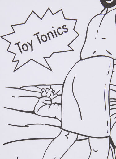 Toy Tonics Logo Motif T-Shirt White toy0363002