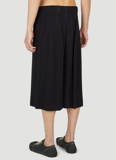 Homme Plissé Issey Miyake Cropped Wide Leg Pants Brown hmp0152010