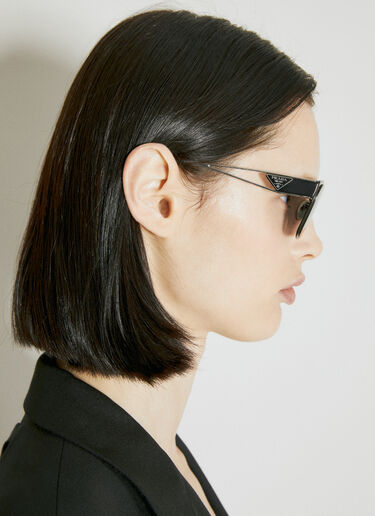 Metal Frame Sunglasses Prada Metal Frame Sunglasses Black lpr0353011
