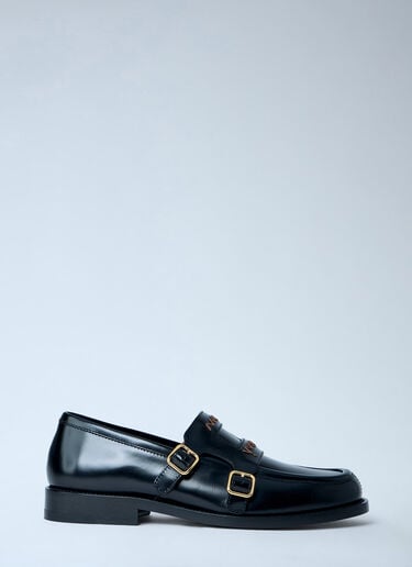 Marni Double Monk Strap Loafers Black mni0263017